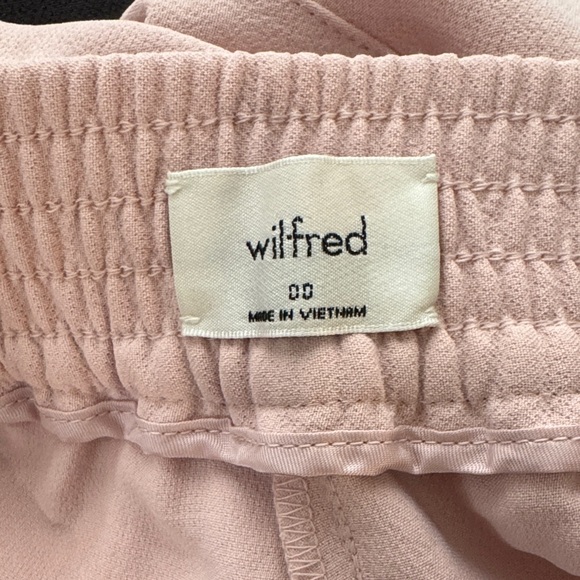 Wilfred Blush Pink Tailored High-Rise Trousers - Picture 3 of 4